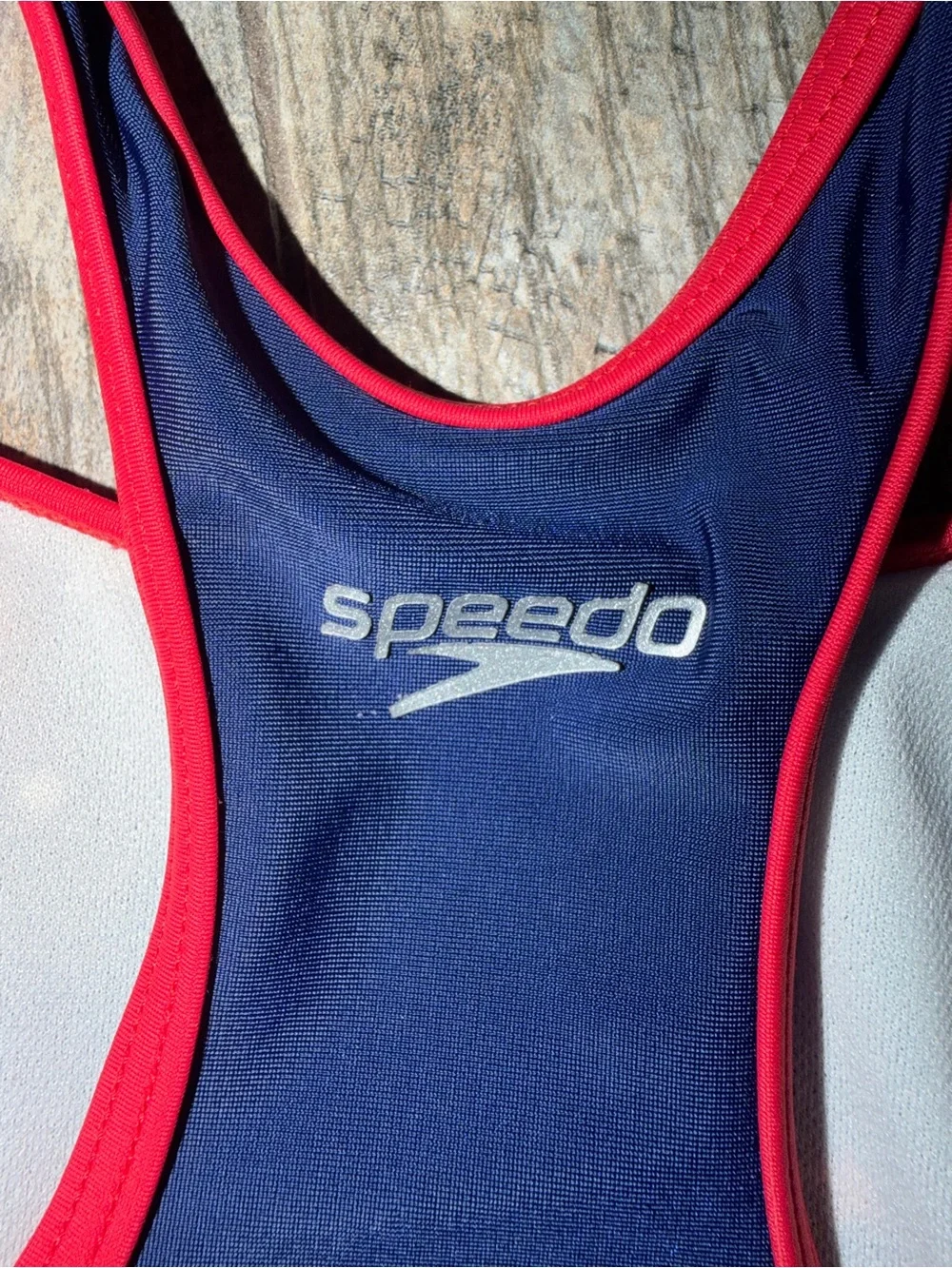 Speedo Girls Patriotic Star Swimsuit Size 6